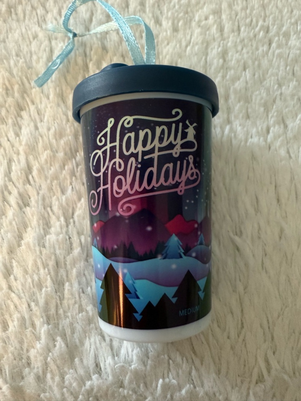 2017 Dutch Bros Happy Holidays Starry  Night Ornament